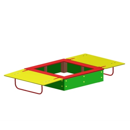 Песочница с крышками ФСФ  фото 2