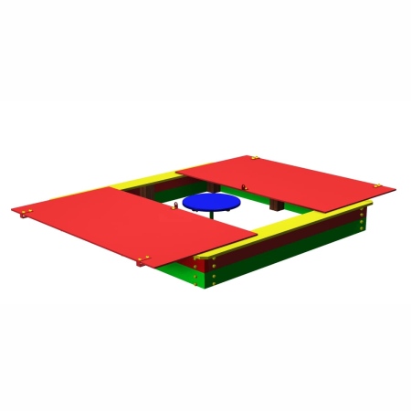 Песочница с крышками ФСФ  фото 2