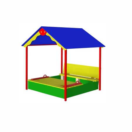 Песочница с навесом и крышками фото 2