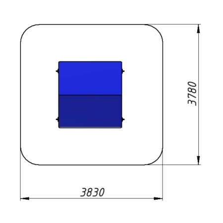 Песочница с навесом и крышками фото 4
