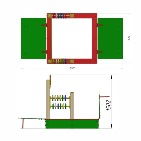 Песочница с крышками «Бабочки»  фото 3
