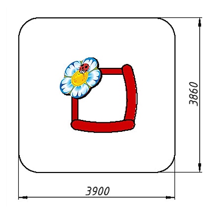 Песочница «Ромашка» фотопечать фото 4