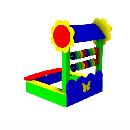 Песочница «Солнышко» со счётами  фото 2