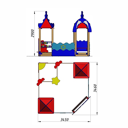 Песочный дворик «Морская»  фото 3