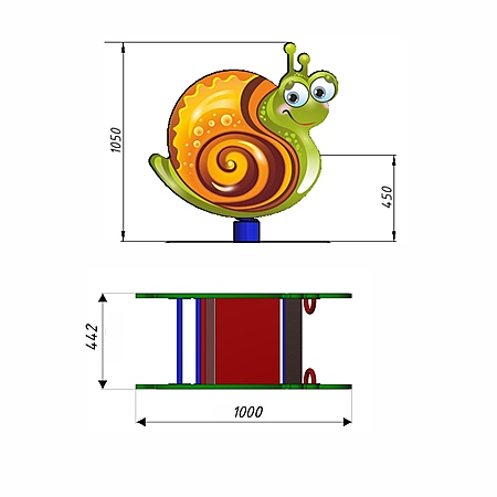 Качалка «Улитка»  фото 2