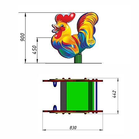 Качалка «Петушок»  фото 2