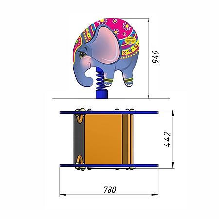 Качалка «Слон»  фото 2