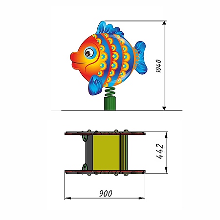 Качалка «Рыбка»  фото 2