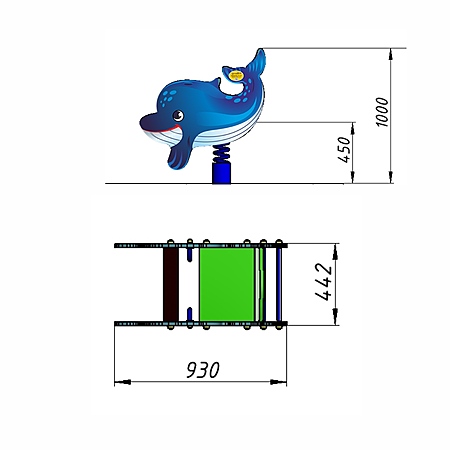 Качалка «Китёнок»  фото 2