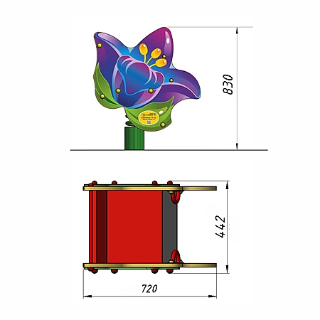 Качалка «Колокольчик»  фото 2