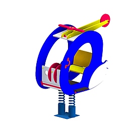 Качалка «Вертолетик» на 2-х пружинах 