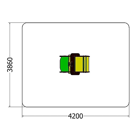 Качалка «Джип» на 2-х пружинах фото 3