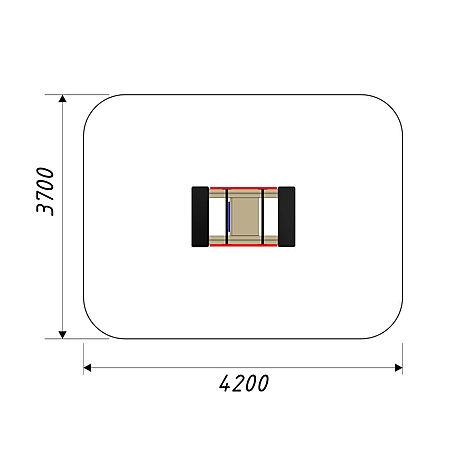 Качалка «Краб» на 2-х пружинах фото 3