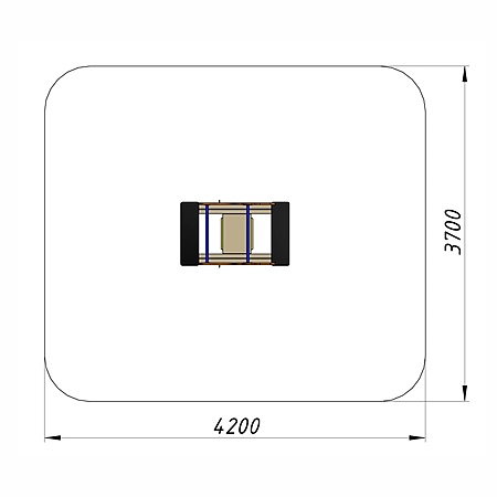 Качалка «Волк» на 2-х пружинах фото 3