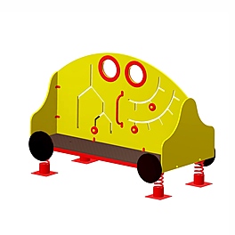 Вагончик на пружинках на 4-х пружинах