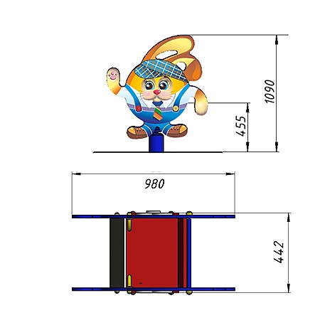 Качалка (зайка) фото 2