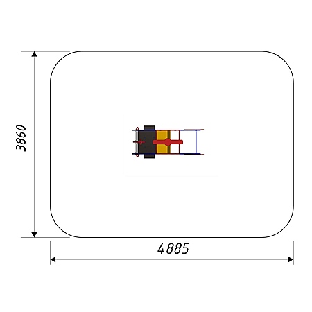 Качалка  «Вертолёт 3» на 2-х пружинах фото 3