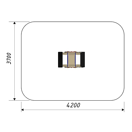 Качалка «Улитка 2» на 2-х пружинах фото 3