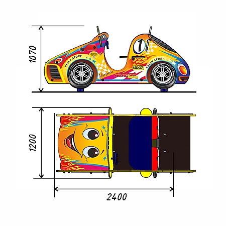 Гоночная машинка фото 2