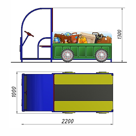 Машинка «Грузовик» фото 2
