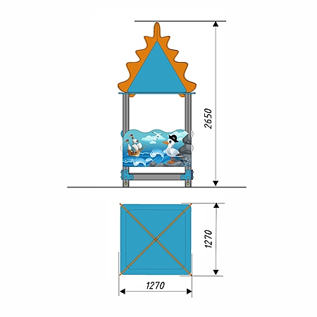 Домик беседка 21 «Чайка»  фото 2