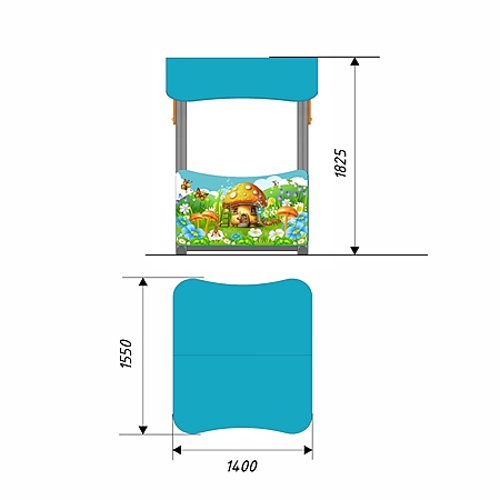 Домик беседка 22 «Полянка»  фото 2