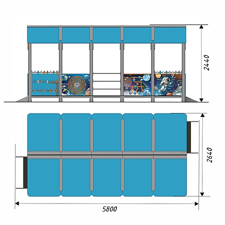 Веранда беседка 33  фото 2