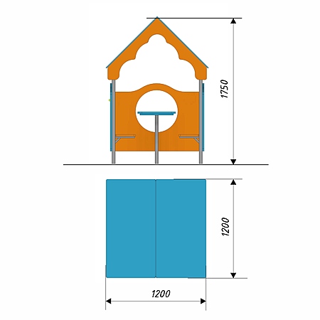 Домик беседка 23  фото 2
