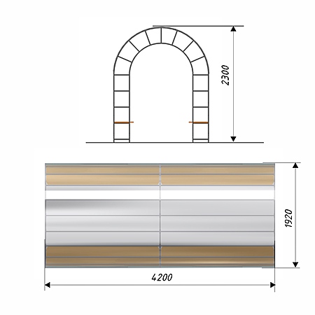 Беседка 18  фото 2