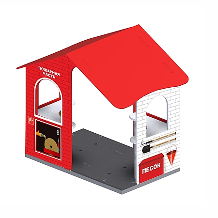 Домик беседка 32 «Пожарная часть»  фото 2