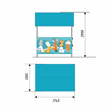 Домик со счетами без пола фото 2