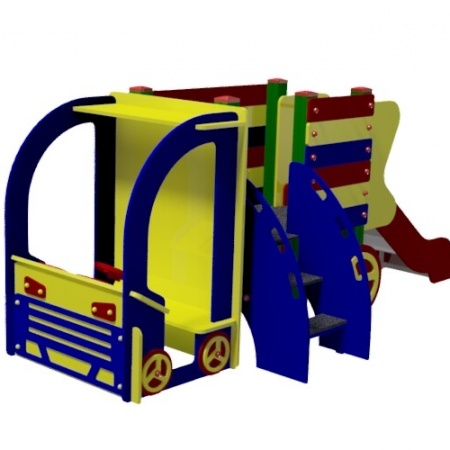 Машинка грузовичок с горкой  фото 2