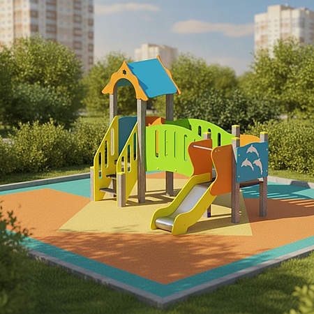 Игровой комплекс «Дельфин 1»  фото 4