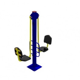 Тренажёр уличный «Жим ногами двойной» 