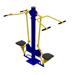 Тренажёр уличный «Жим к груди двойной» 