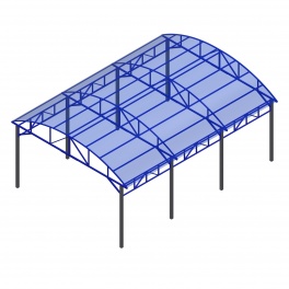 Теневой навес для тренажеров 