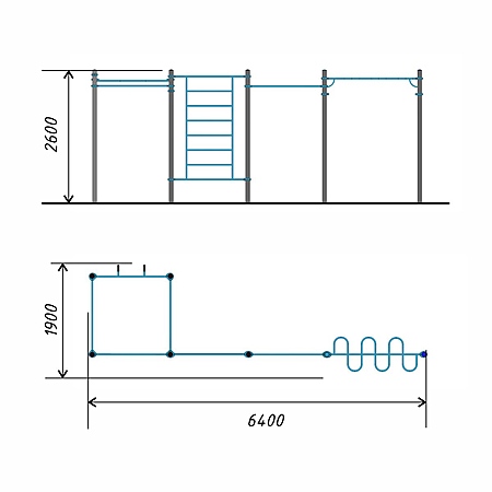 Рукоход-змейка, «молоток» тр.89 фото 2