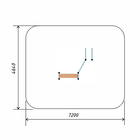 Турник с брусьями и лавкой для пресса  тр.89 фото 3