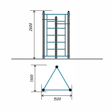 Два турника классического хвата, тр.89  фото 2