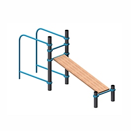 Лавка для пресса с брусьями тр.89