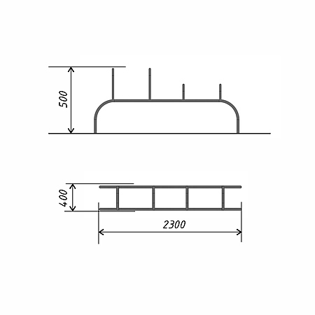 Лавка с упорами для отжимания  фото 2