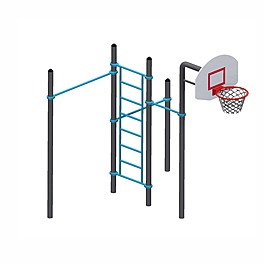 Спортивный комплекс воркаут, баскетбольная стойка, тр.89