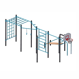 Спортивный комплекс воркаут, баскетбольная стойка, тр.89