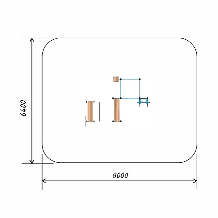 Спортивный комплекс воркаут, тр.89 фото 3