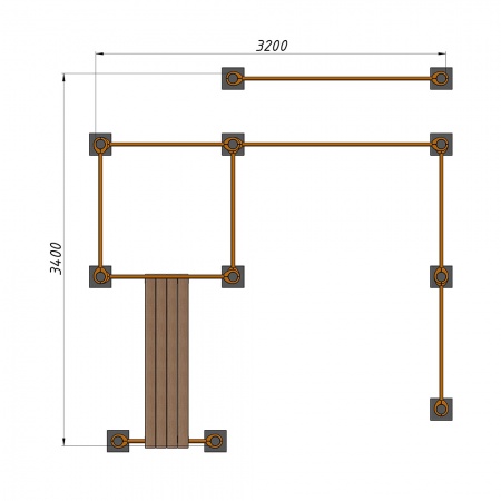 Спортивный комплекс воркаут, тр.89 фото 2