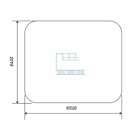 Рукоход разноуровневый, тр.108 фото 3
