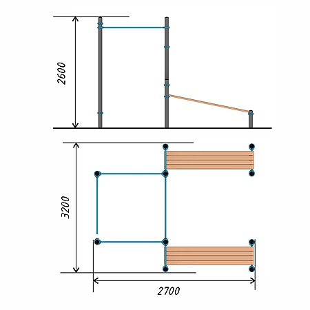 Шведская стенка, тр.108 фото 2