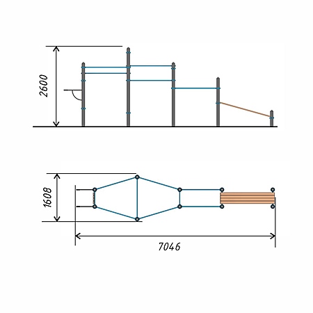 Четыре турника классического хвата, тр.108 фото 2