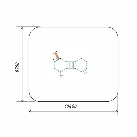 Спортивный комплекс воркаут, баскетбольная стойка, тр.108 фото 3