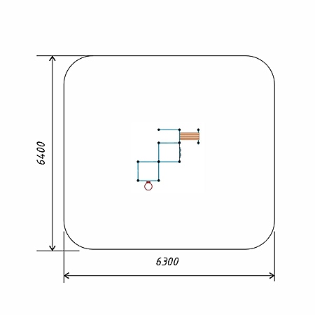 Спортивный комплекс воркаут, тр.108 фото 3